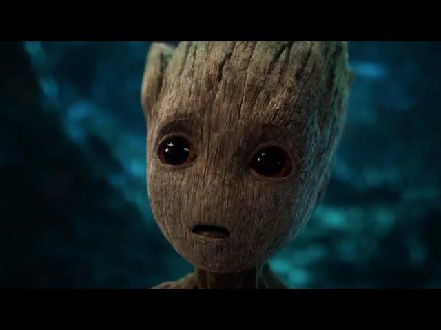 Baby Groot saying I am Groot