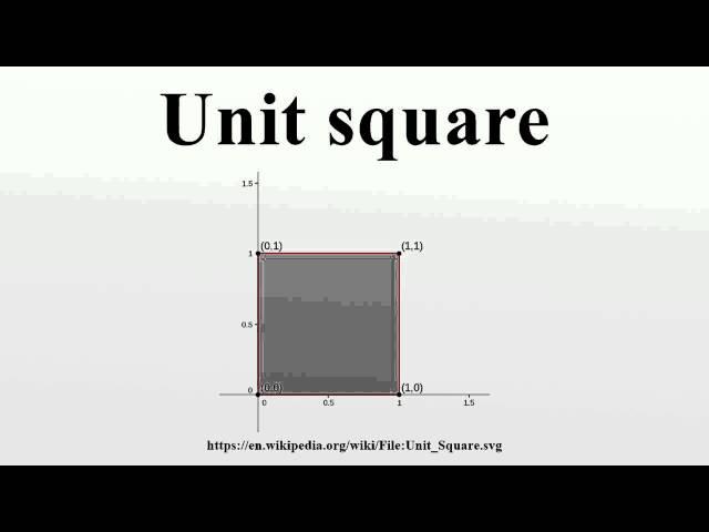 Unit square