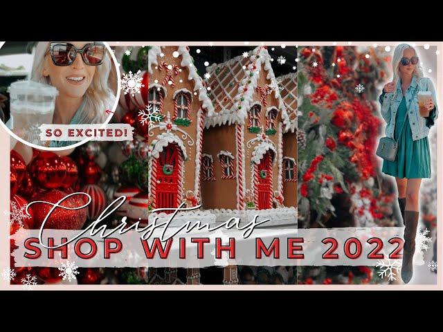 2022 CHRISTMAS SHOP WITH ME / CHRISTMAS DECOR / CHRISTMAS AT HomeGoods, Hobby Lobby, Target, & MORE