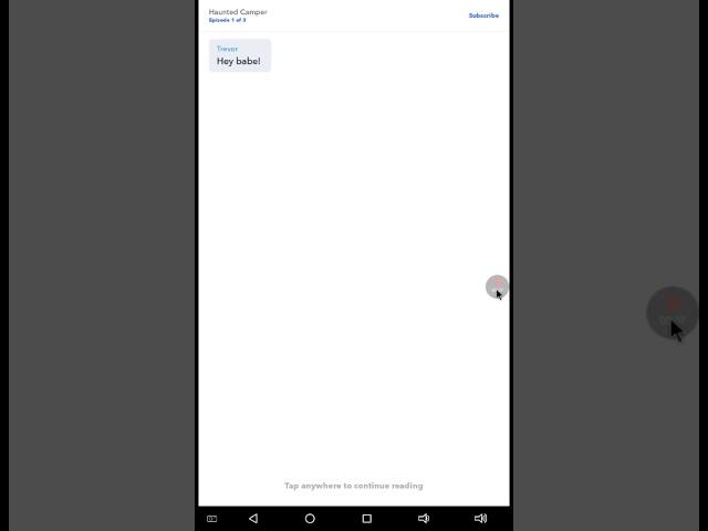 Reading Haunted Camper | Yarn App - Chat Fiction
