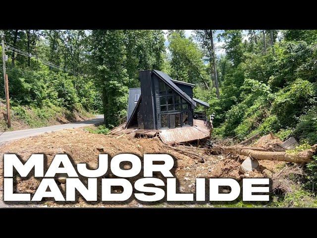 GATLINBURG TN: MAJOR LANDSLIDE From Recent Storms