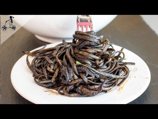 The Spooky Pasta With Squid Ink Cuttlefish