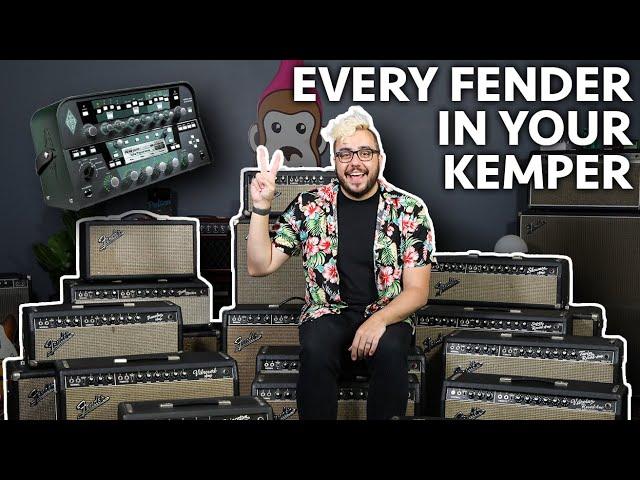 Every 1965 Fender Amp in your Kemper! (All 13 Amps compared!)