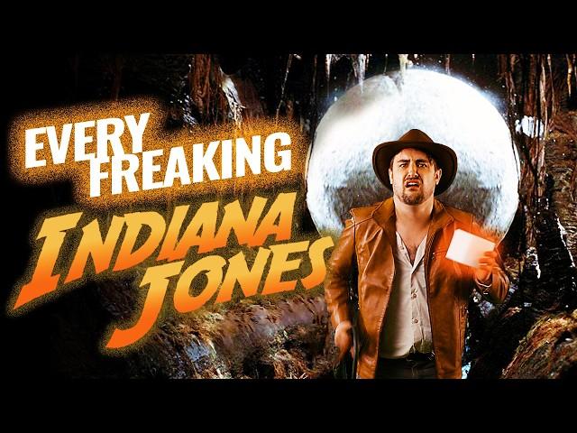 I explain all 5 Indiana Jones movies while running from a boulder