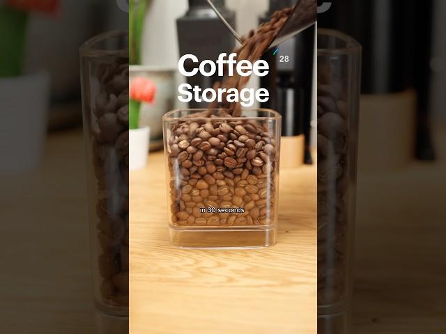 Coffee storage: explained in 30 seconds