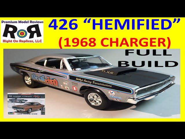 1968 Dodge Charger R/T 1:25 Scale Revell 4202 -Full Kit Build & Review