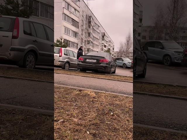 Выхлоп Mercedes E400 #выхлоп #выхлопамг #amg #63AMG