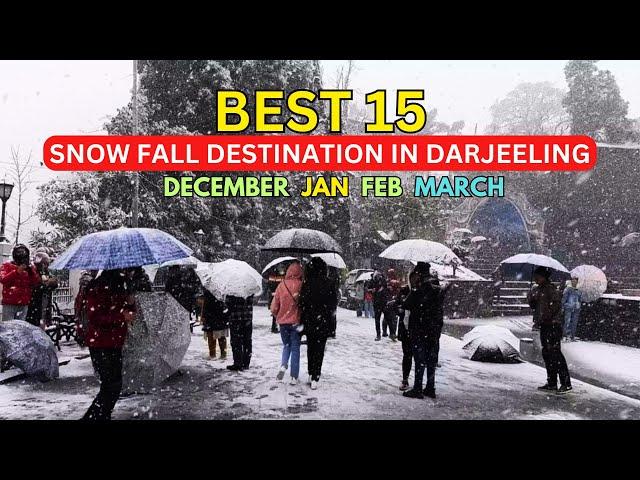 15 Hidden Snowfall Destinations Near Darjeeling ii দার্জিলিং এ তুষারপাত