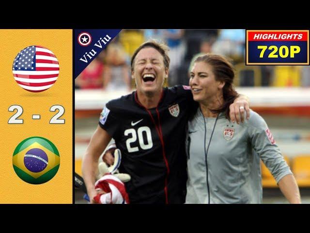 [ Quarter-Final ] USA vs Brazil 2-2 All Goals & Highlights | 2011 WWC