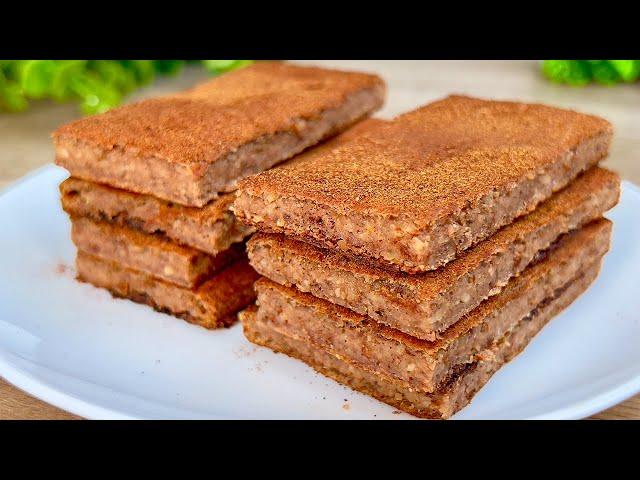 I don't eat sugar at all! Recipe for quick oatmeal cookies without sugar for breakfast!