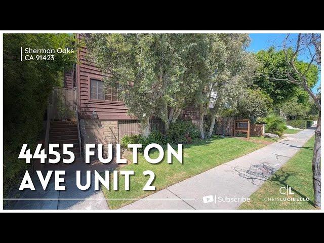 4455 Fulton Ave, Unit 2, Sherman Oaks CA 91423, USA