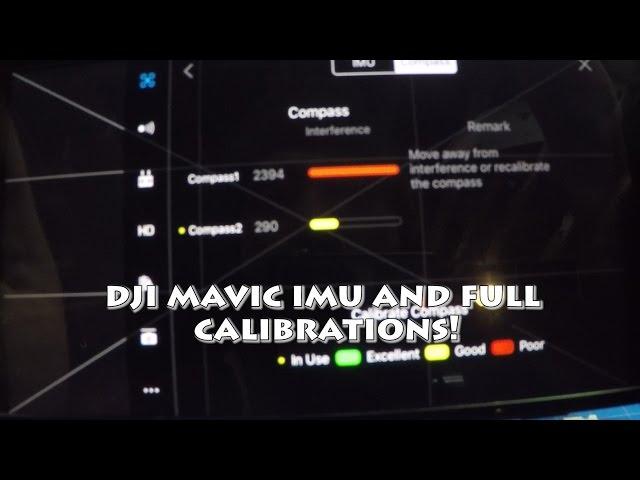 Tutorial: DJI MAVIC PRO IMU Calibration..Full Calibration Video