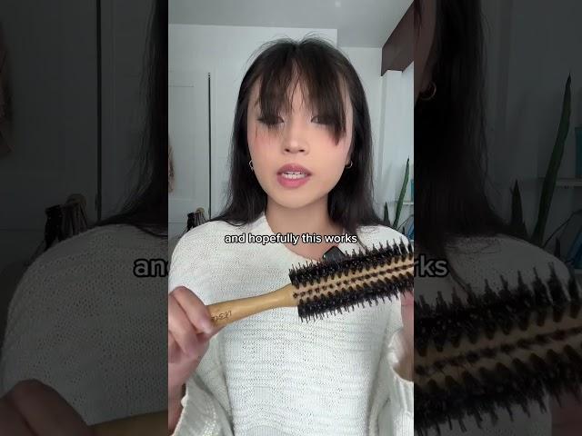 FINALLY STYLING MY BANGS