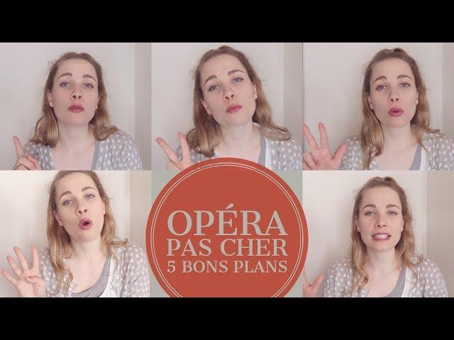 L'opéra pas cher : 5 bons plans