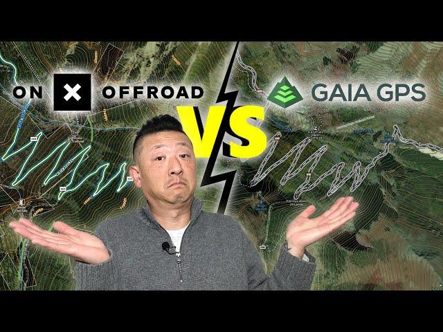 onX Offroad vs GAIA GPS: Which offline GPS navigation map app is best for overlanding and why?