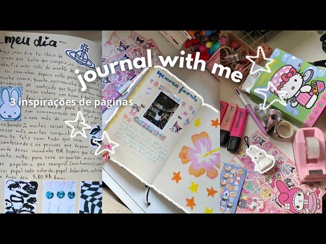 journal with me | + meus materiais de papelaria