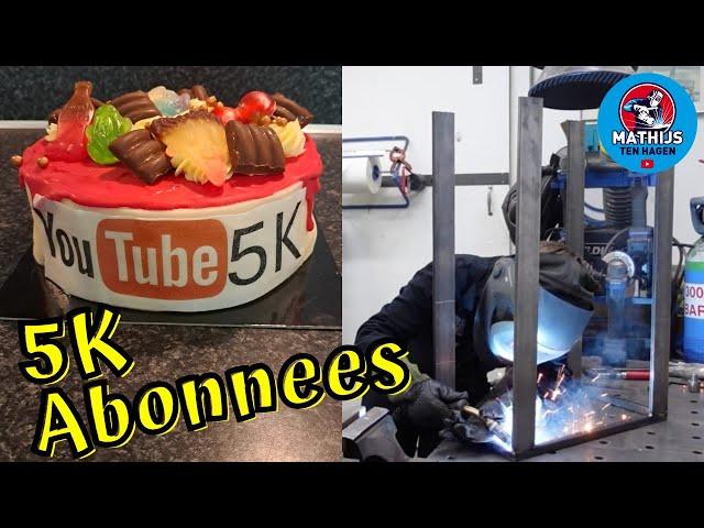 5K Abonnees!! en een klein projectje lassen