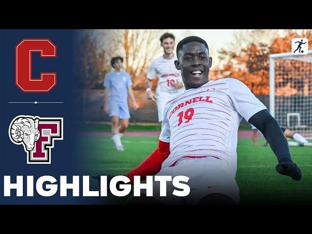 Cornell vs Fordham | NCAA College Cup Soccer Championship | Highlights - November 21, 2024