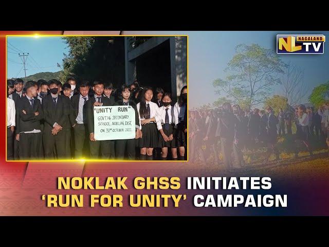 NOKLAK GOVT. HS SCHOOL INITIATES ‘RUN FOR UNITY’ CAMPAIGN