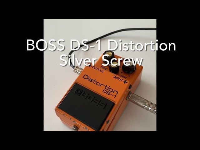 BOSS DS-1 Distortion Long Dash/Silver Screw