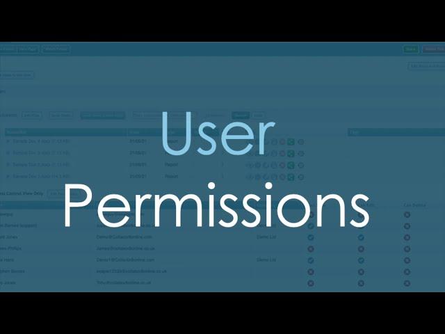 User Permissions