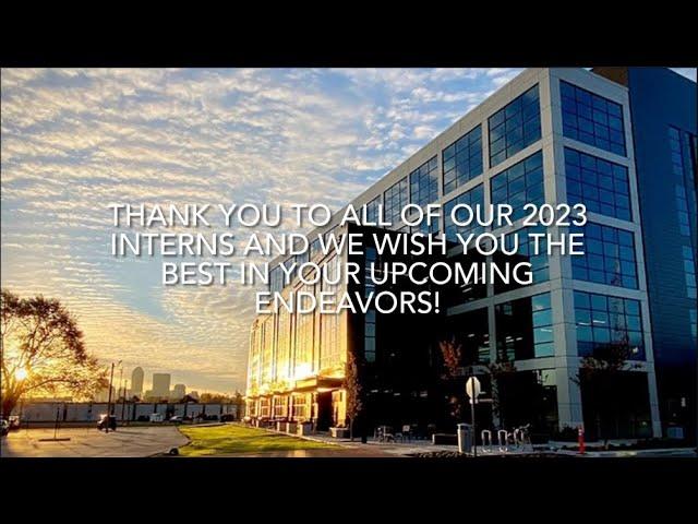 Congratulations to the Inaugural Summer Intern Class