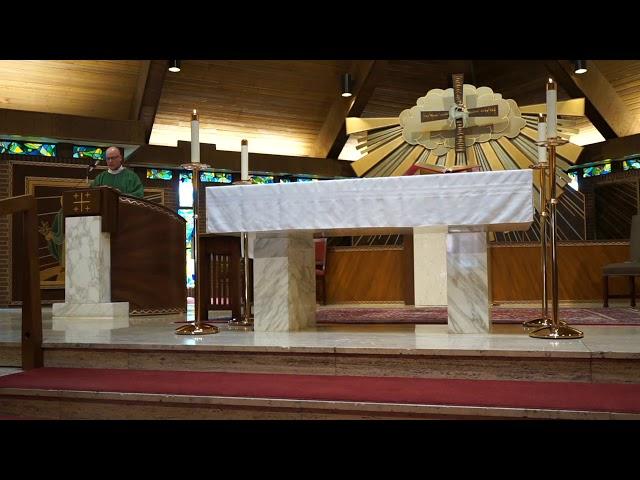 Mass on August 8th - Our Lady of Peace Catholic Church