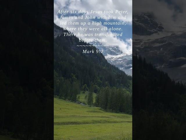 Bible | Mark 9:2 | After six days Jesus took Pete...