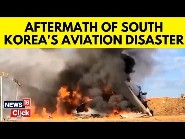 South Korea Plane Crash | Jeju Air Flight Turns Into Fireball After Flight Crashes In Muan | N18G