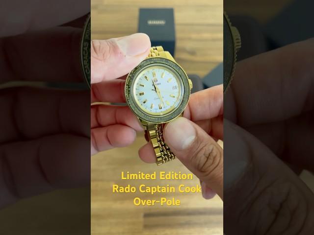 Unboxing the limited edition Rado #CaptainCook Over-Pole ⏱️#watches #rado #swisswatch #unboxing
