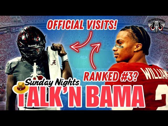 Talk’n Bama: Alabama Winning on Official Visits? | 13 SEC Teams in ESPN Top 25?