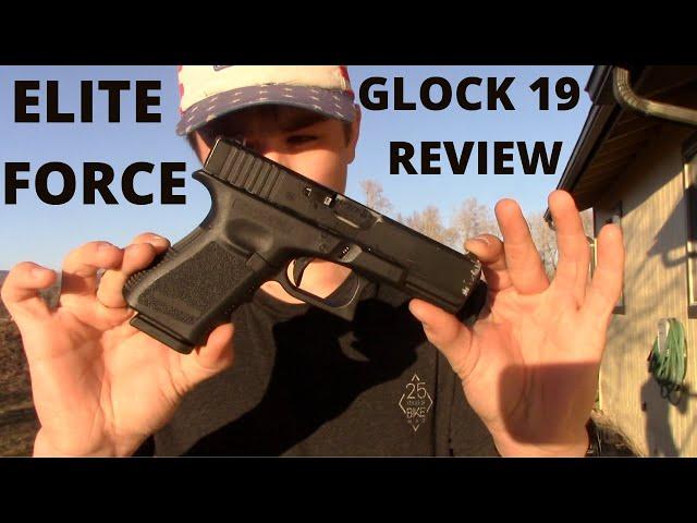 Elite Force GLOCK 19 Gen.3 Airsoft Pistol In-depth Review (shooting test and review)