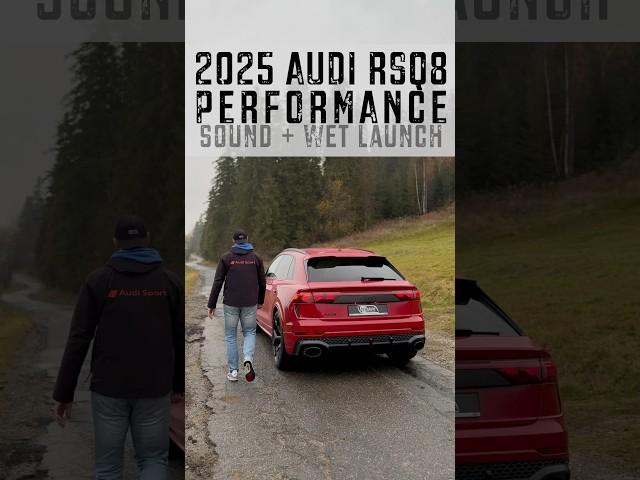 Wet brutal launch - 2025 RSQ8 Performance 640hp V8TT