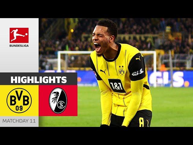 BVB Strikes Back! | Borussia Dortmund - SC Freiburg 4-0 | Highlights | Matchday 11 – Bundesliga