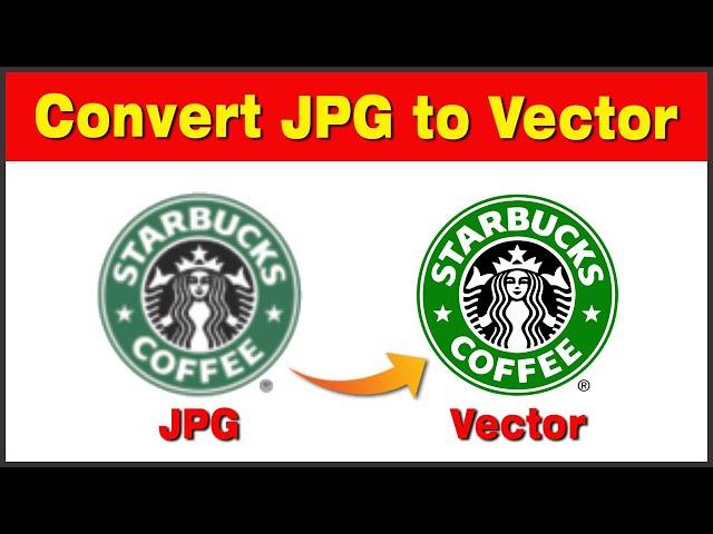 Convert JPG File To Vector In CorelDraw | Bas 1 Click Me JPG Image Ko Vector Me Badle - Hindi