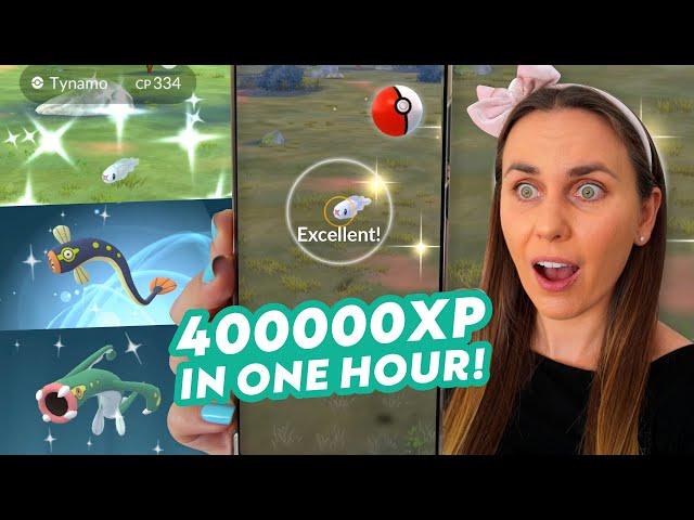 You can get over 1 MILLION XP on Tynamo Community Day!