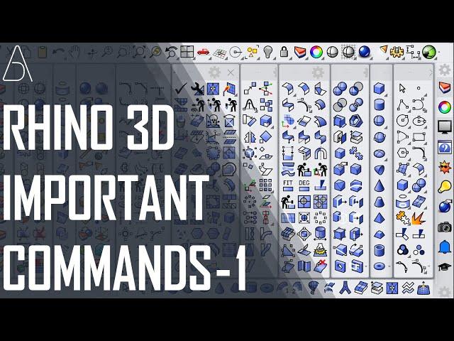 Very Important Rhino Commands - 1