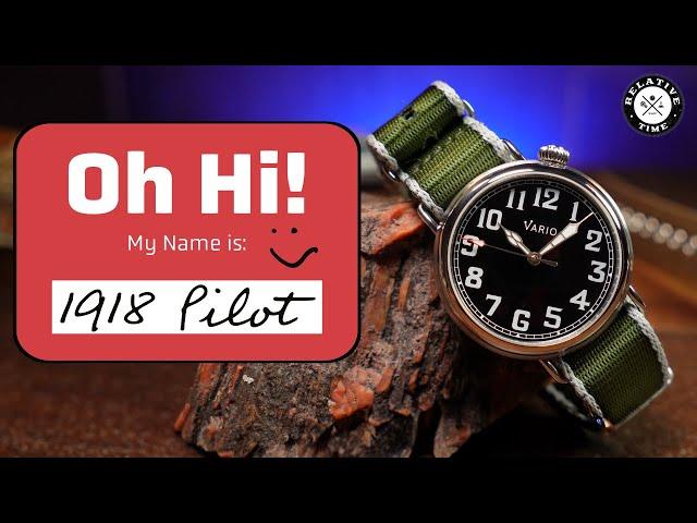 A Pilot's Watch Unlike Any Other! Vario 1918 Pilot Review