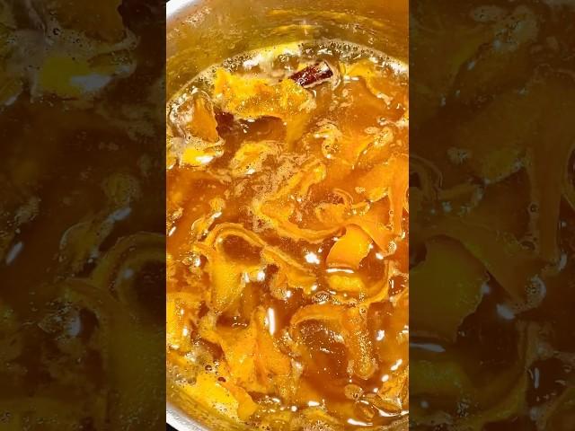 What winter smells like #homemade #orange #syrup  #childhoodmemories