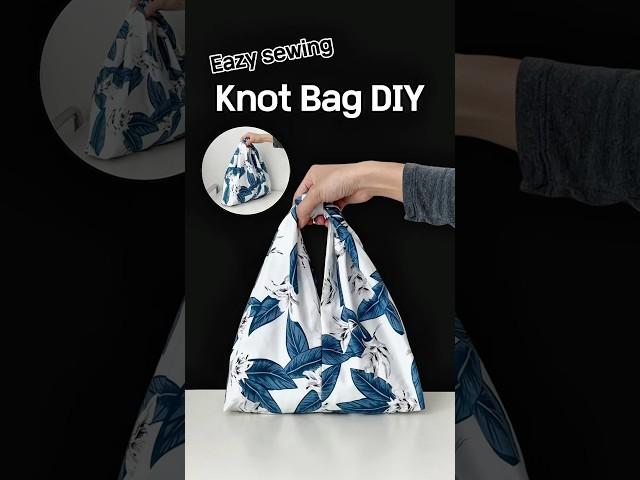 10-Minute Knot Bag DIY   / No Pattern / 매듭 가방 만들기 / Quick & Easy sewing