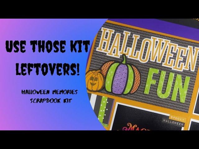 Got kit leftovers?  Halloween Memories scrapbook layout [Pixels & PaperCrafts]