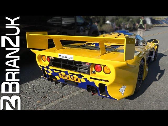 McLaren F1 GTR Longtail Revving & On Road