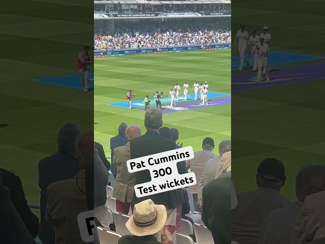 Lords a special place to play cricket. Played their 4 times. Pat Cummins get his 300th Test wicket.