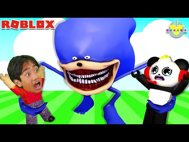 FIND the SHIN SONIC TAPES MORPHS on Roblox with Ryan and Combo Panda!