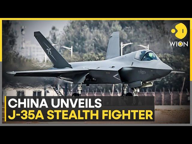 China Reveals J-35A Stealth Fighter At Zhuhai Show | WION News