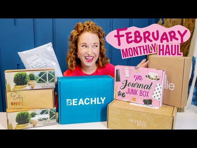 February Monthly Haul Subscriptions, Products & more!