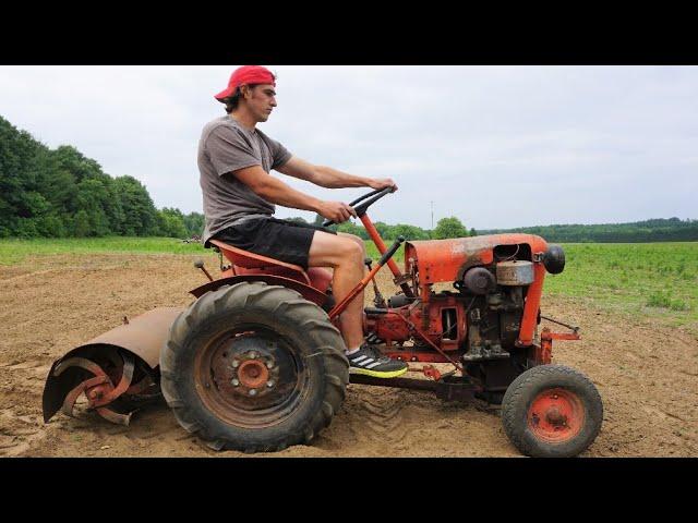 I Bought a 1950's Mini Tractor With Attachments (RARE FIND)