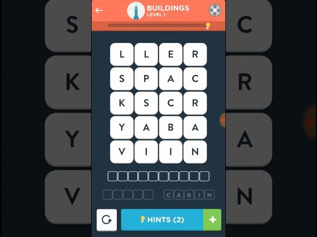 Wordbrain 2 Authority Buildings Level 1-5 Answers Walkthrough