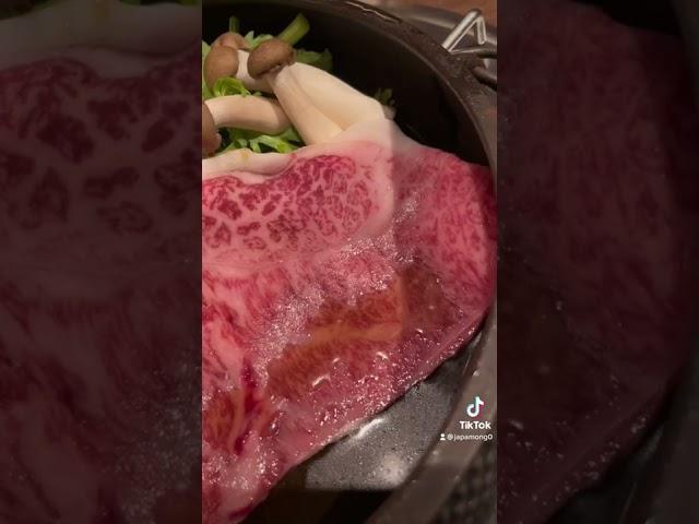 $200 wagyu "Japanese BBQ" steak course in Tokyo - 4K Shorts