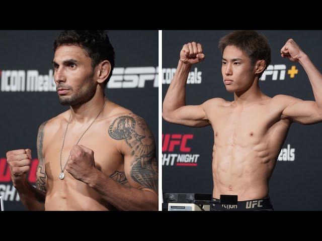 UFC Vegas 93 Weigh-Ins: Perez vs Taira